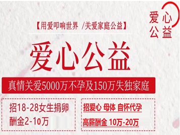 友好捐卵助孕生子 爱心志愿者招募